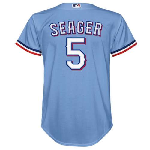 Shirts, Corey Seager 5 Texas Rangers Baby Blue Jersey