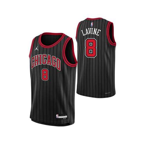 Red Nike NBA Chicago Bulls Lavine #8 T-Shirt Junior