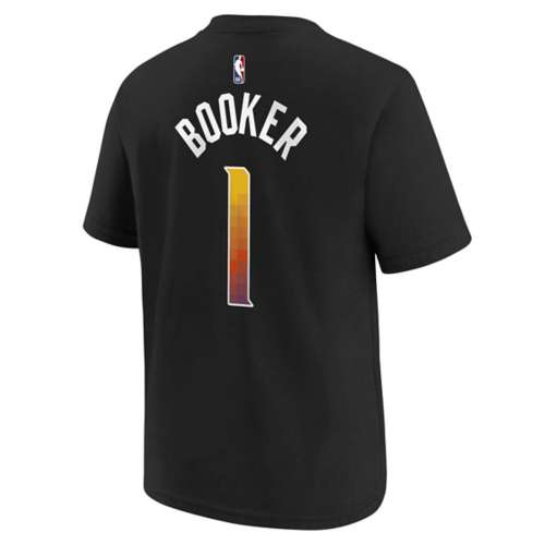 Nike Kids' Phoenix Suns Devin Booker #1 Statement Name & Number T-Shirt