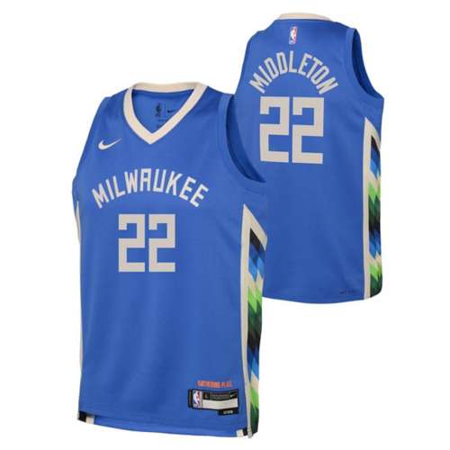 Nike Youth Hardwood Classic Milwaukee Bucks Khris Middleton #22