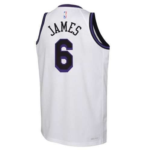 Nike Kids' Los Angeles Lakers LeBron James #6 2022 City Edition Jersey