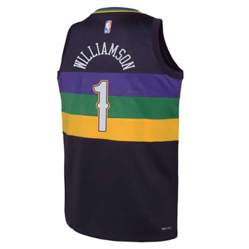 Nike Kids' New Orleans Pelicans Zion Williamson #1 2022 City Edition Jersey