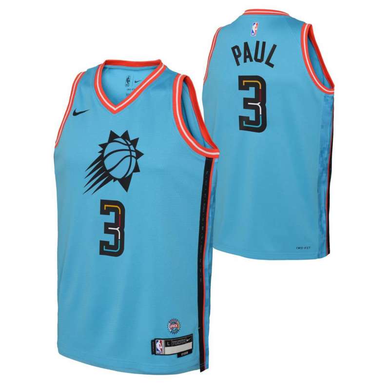 Nike Kids' Phoenix Suns Chris Paul #3 2022 City Edition Jersey