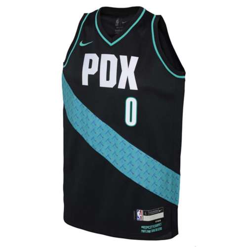 Nike Kids' Portland Trail Blazers Damian Lillard #0 2022 City Edition Jersey