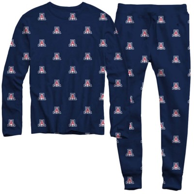 Wes and Willy Kids' Arizona Wildcats All Over Pajama Set