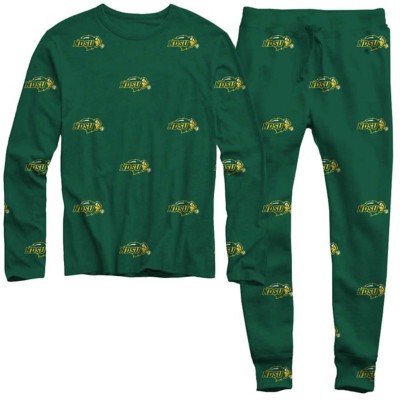 Wes and Willy Kids' North Dakota State Bison All Over Pajama Set