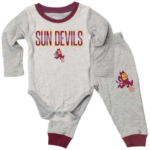 Wes and Willy Baby Arizona State Sun Devils Jet Onesie & Pant Set