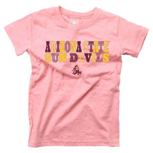 Wes and Willy Kids' Arizona State Sun Devils Mismatch Basic T-Shirt