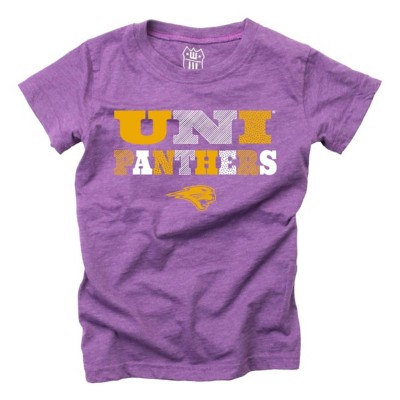 Wes and Willy Kids' Northern Iowa Panthers Mismatch Basic T-Shirt