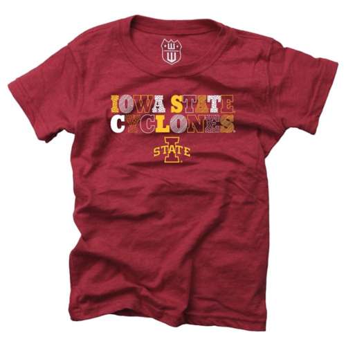 Wes and Willy Kids' Iowa State Cyclones Mismatch Basic T-Shirt