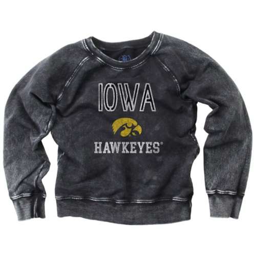 Wes and Willy Toddler Iowa Hawkeyes Washed Crew