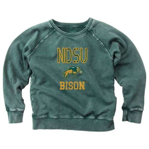 Wes and Willy Toddler North Dakota State Bison Washed Crew