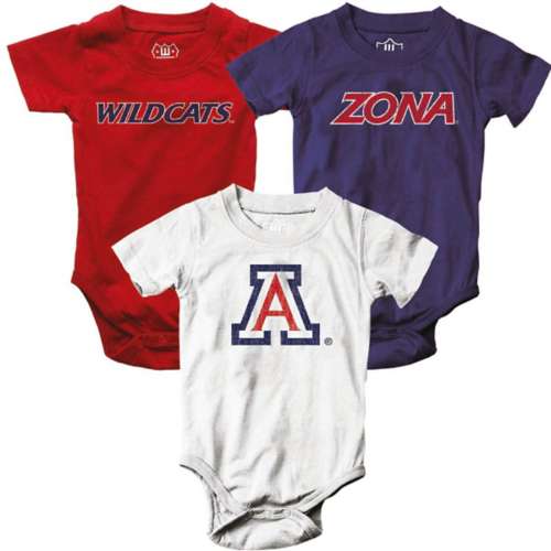 Wes and Willy Baby Arizona Wildcats Hopper 3 Pack