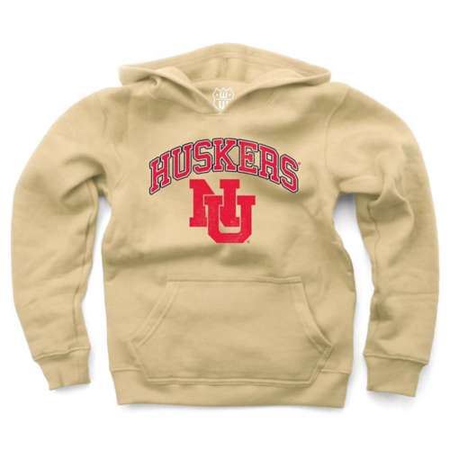 Wes and Willy Kids' Nebraska Cornhuskers Rattatat Hoodie