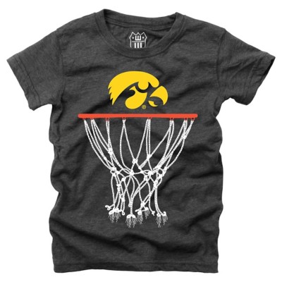 Wes and Willy Toddler Iowa Hawkeyes Tri Basketball T-Shirt