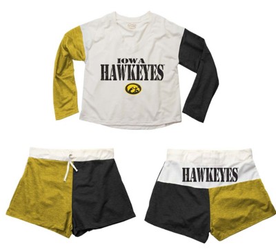 Wes and Willy Kids' Iowa Hawkeyes T-Shirt & Short Set