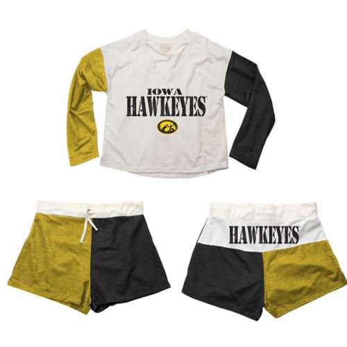 Wes and Willy Kids' Iowa Hawkeyes T-Shirt & Short Set