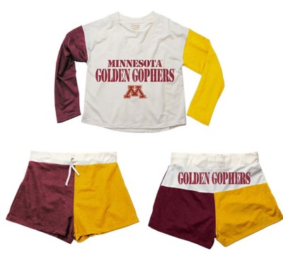 Wes and Willy Kids' Minnesota Golden Gophers T-Shirt & Short Set