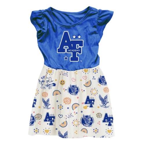Wes and Willy Toddler Girls' Air Force Falcons Princess Dress