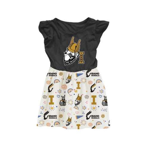 Wes and Willy Toddler Girls' Idaho Vandals Princess Dress