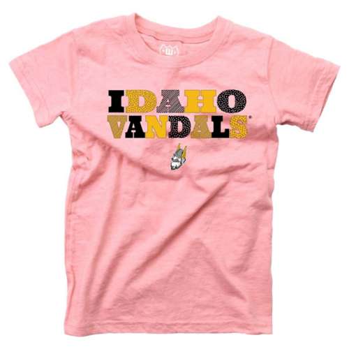 Wes and Willy Toddler Idaho Vandals Pink Basic T-Shirt