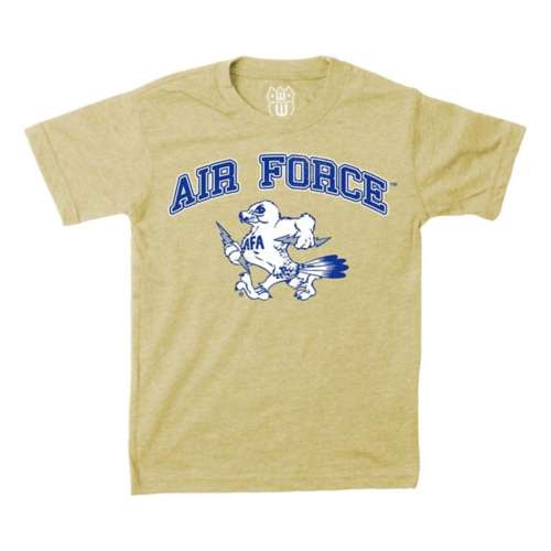 Wes and Willy Kids' Air Force runs Falcons Rattatat T-Shirt