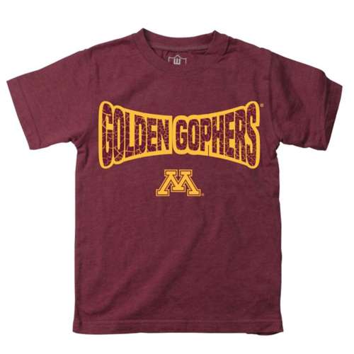 Wes and Willy Toddler Minnesota Golden Gophers Basic Logo T-Shirt