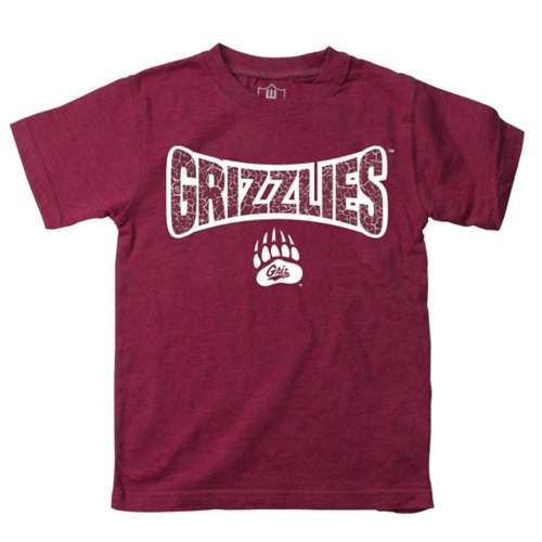 Wes and Willy Kids' Montana Grizzlies Team Basic T-Shirt