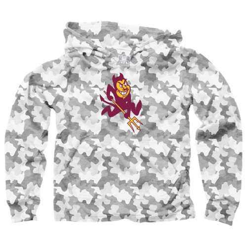 Wes and Willy Kids' Arizona State Sun Devils Camo Beach Hoodie