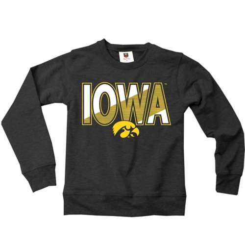 Wes and Willy Kids' Iowa Hawkeyes French Terry Crew | SCHEELS.com