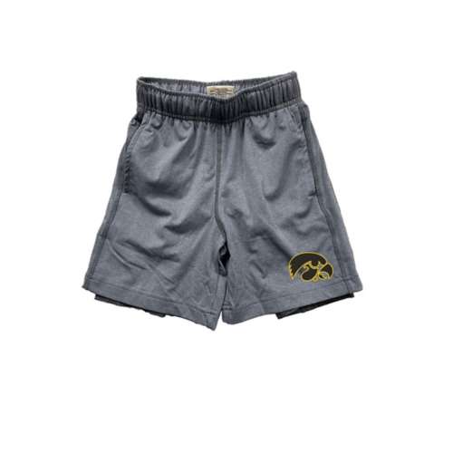 Wes and Willy Kids' Iowa Hawkeyes 2 In 1 Nike shorts