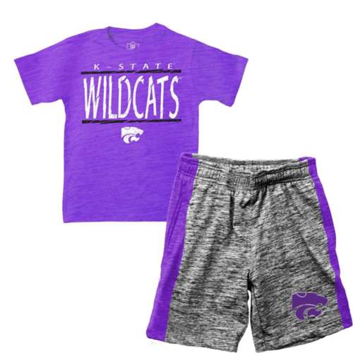 Wes and Willy Toddler Kansas Jayhawks Cy Contrast T-Shirt & Short Set
