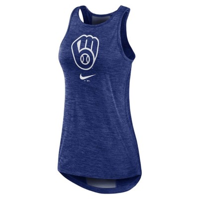 Nike Dri-FIT Right Mix (MLB Milwaukee Brewers) Women's High-Neck Tank Top