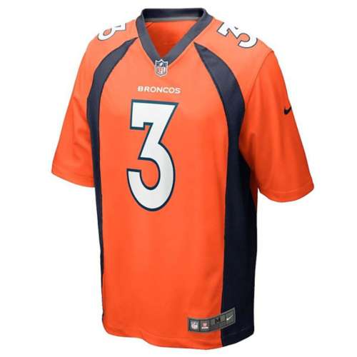 Orange Nike NFL Denver Broncos Wilson #3 Jersey