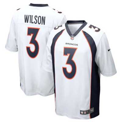 2022-23 Denver Broncos Wilson #3 Nike Game Home Jersey (L)