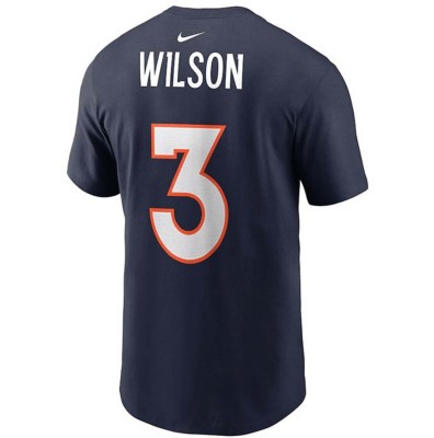 Nike Denver Broncos Russell Wilson #3 Name & Number T-Shirt