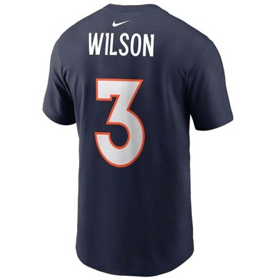 nike tumblr Denver Broncos Russell Wilson #3 Name & Number T-Shirt