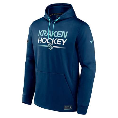 New NHL seattle kraken old time jersey style mid weight cotton hoodie men  XXXL