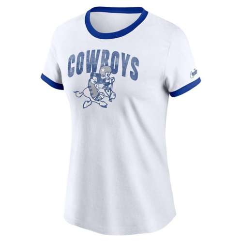 Nike Women's Dallas Cowboys Rewind Ringer T-Shirt