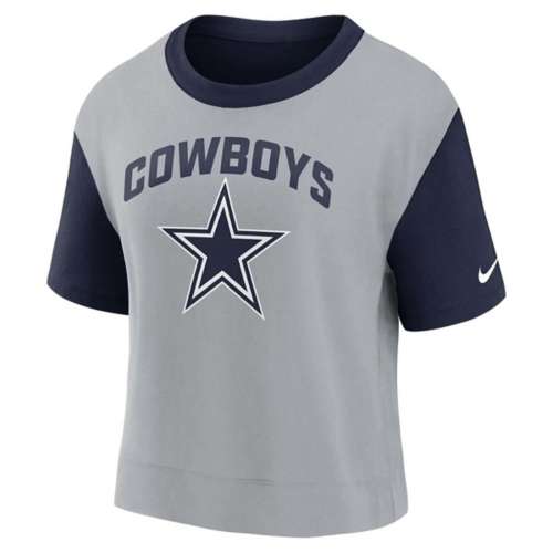 Nike Women's Dallas Cowboys High Crop T-Shirt