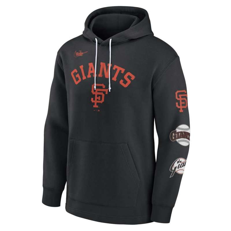 Men's San Francisco Giants Nike Orange City Connect Therma Pullover Hoodie