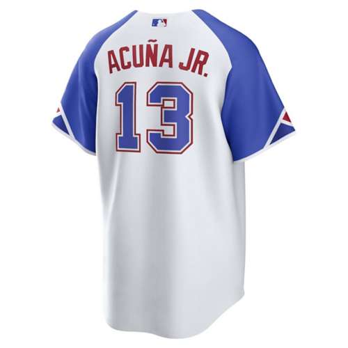 Men's Atlanta Braves Ronald Acuna Jr. #13 India