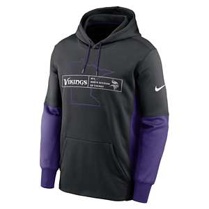 Minnesota Vikings Nike Sideline Purple Performance Hoodie