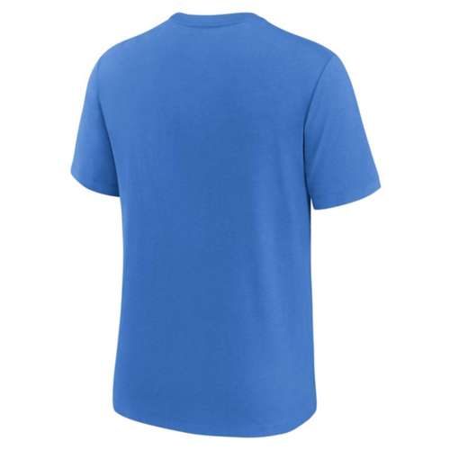 Nike St. Louis Cardinals Youth Light Blue Rewind Retro Tri-Blend T-Shirt
