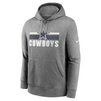 NFL Team Apparel Youth Dallas Cowboys All About Blitz Grey Hoodie