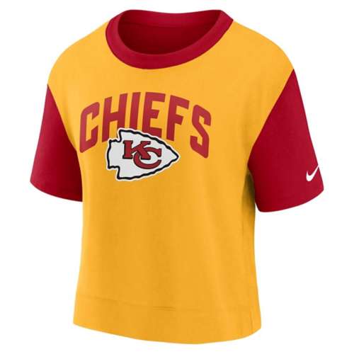 Nike Women's Kansas City Chiefs High Crop T-Shirt