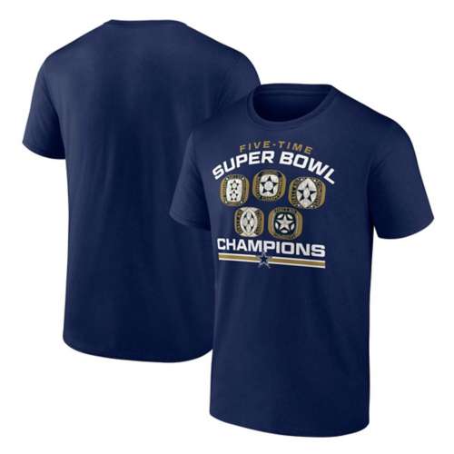 Fanatics Dallas Cowboys Super Bowl Rings T-Shirt