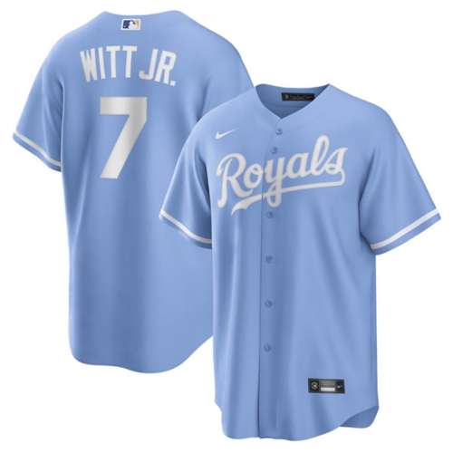Nike Youth Kansas City Royals City Connect Bobby Witt Jr. #7 Navy OTC Cool  Base Jersey