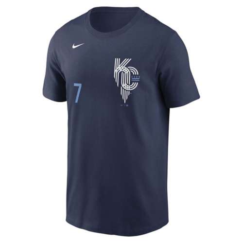 Nike Kansas City Royals Bobby Witt Jr Name & Number T-Shirt