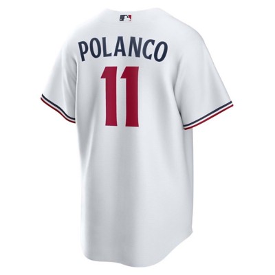 Minnesota Twins No11 Jorge Polanco Green Salute to Service Women's Stitched MLB Jersey